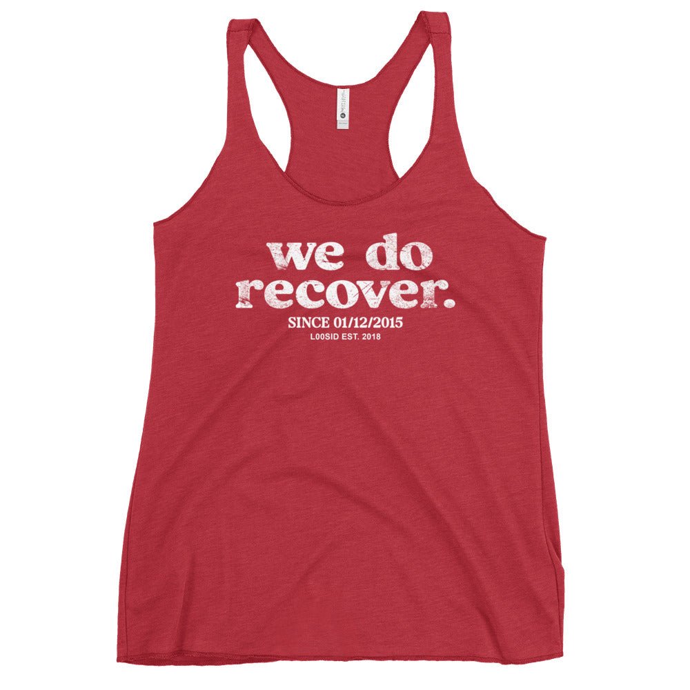 We Do Recover Sober Tank Top featuring the design (view 11)