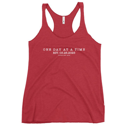 One Day At a Time Sober Tank Top graphic detail (view 14)