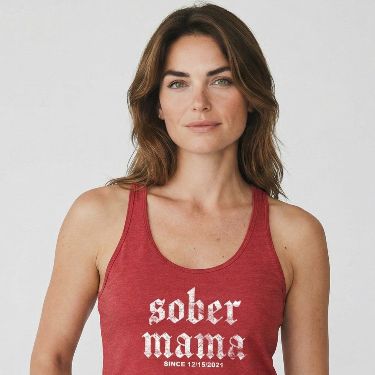Sober Mama Sober Tank Top close-up view (view 12)