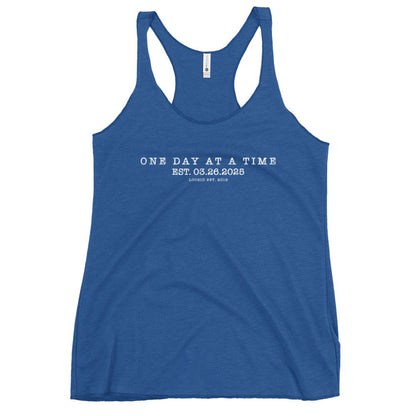 One Day At a Time Sober Tank Top back view (view 17)