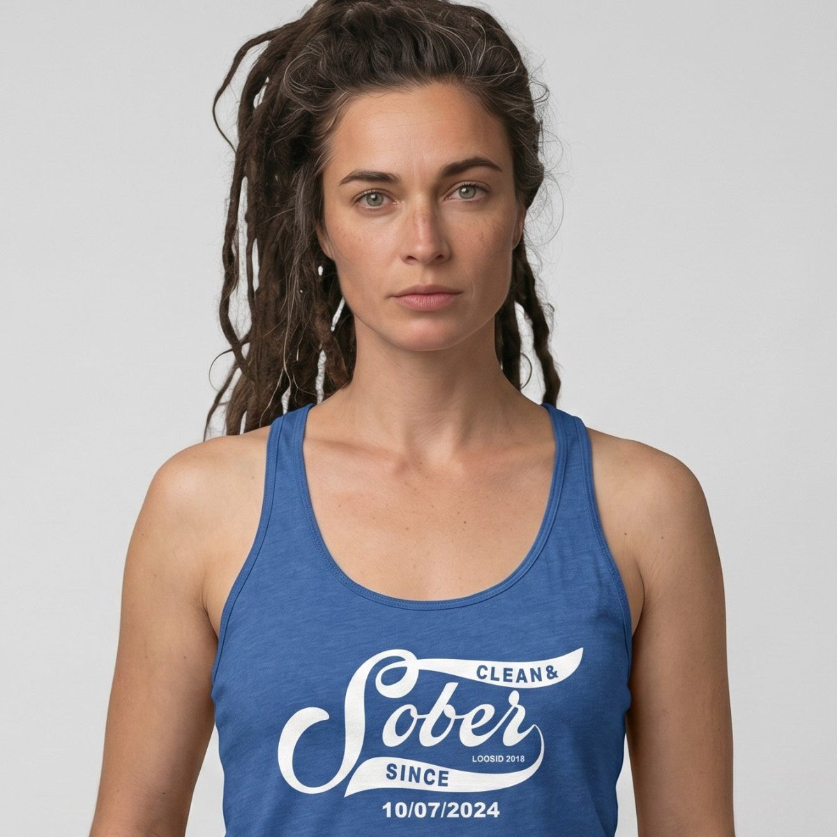 Sober Since Sober Tank Top lifestyle view (view 15)