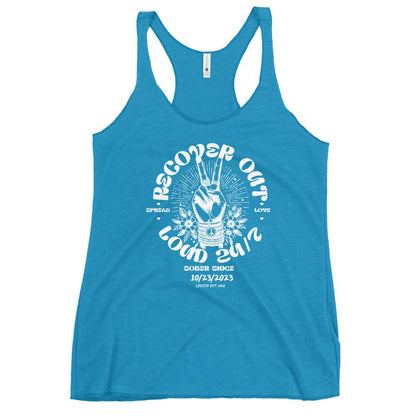 Recover Out Loud Sober Tank Top flat lay styled image (view 23)