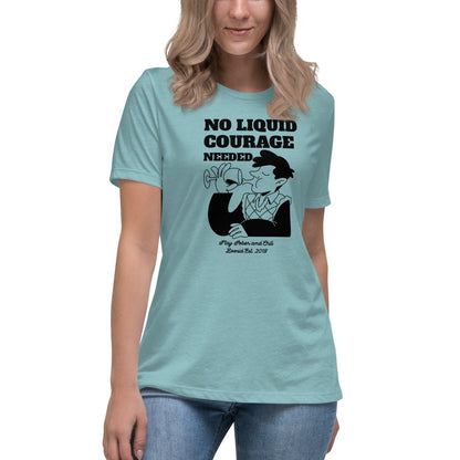Loosid No Liquid Courage Sober Sober T Shirt featuring the design
