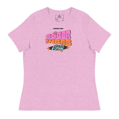 Loosid Sober Vibes Relaxed Sober Sober T Shirt featuring the design