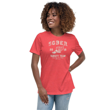 Sober Varsity Relaxed Sober Sober T Shirt lifestyle view (view 5)